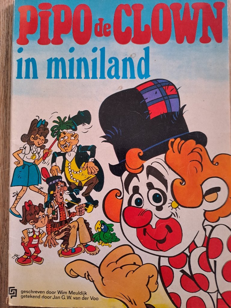 PIPO DE CLOWN IN MINILAND. WIM MEULDIJK. STRIPBOEK., Boeken, Stripboeken, Gelezen, Eén stripboek, Ophalen of Verzenden, Wim Meuldijk