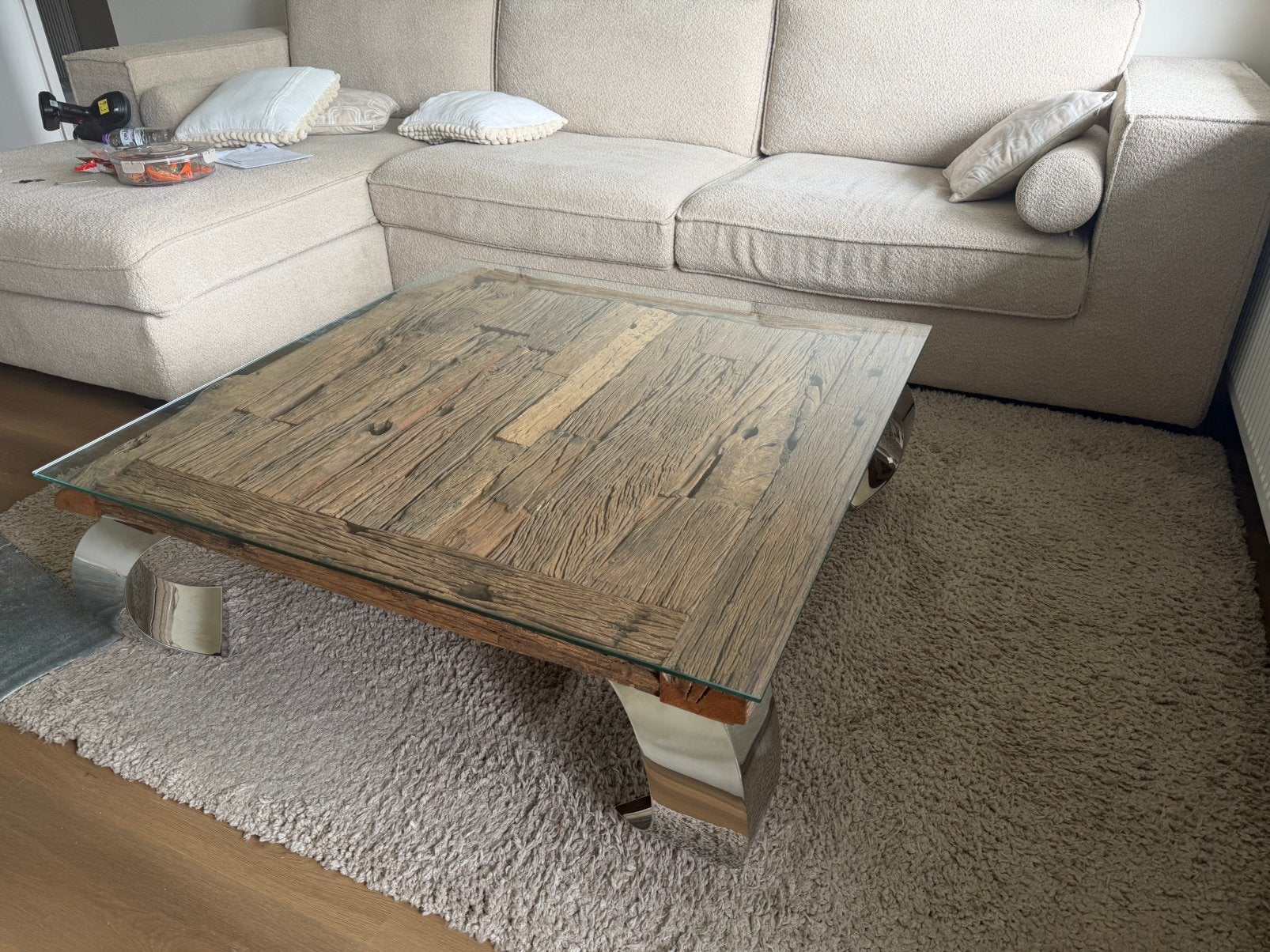 ROFRA salontafel MOET SNEL WEG!!!, Huis en Inrichting, Tafels | Salontafels, 100 tot 150 cm, Ophalen of Verzenden, Zo goed als nieuw
