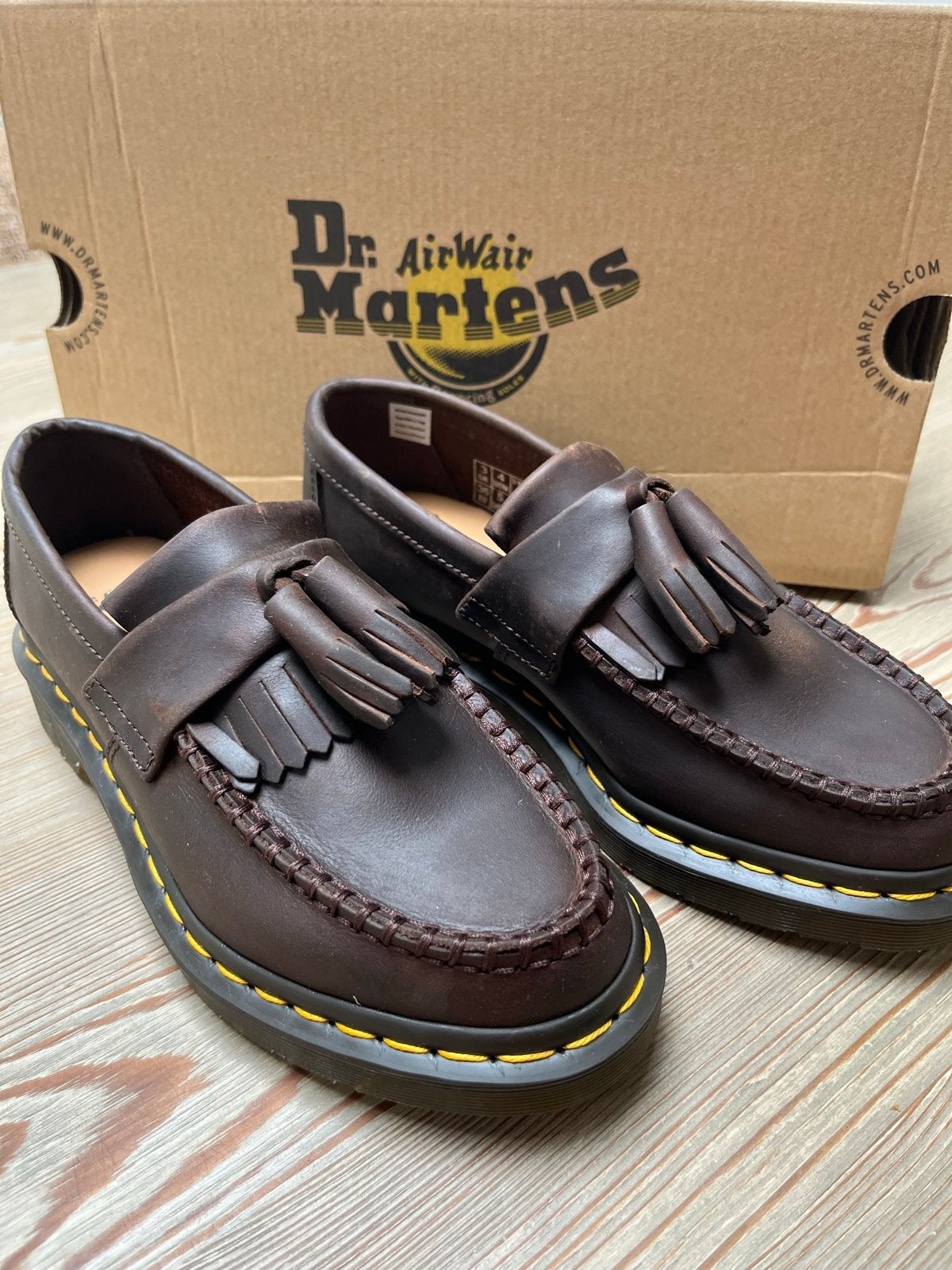 Dr. Martens Adrian loafers  - Donkerbruin, Bruin, Verzenden, Instappers, Nieuw