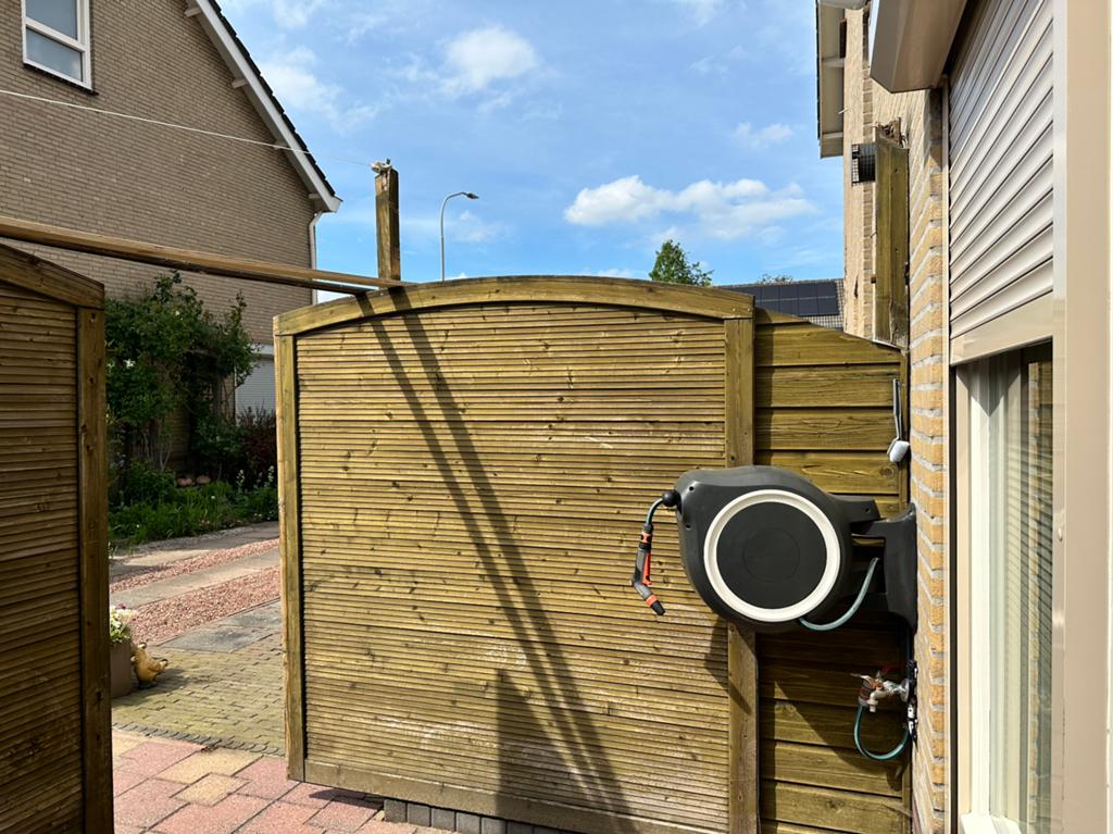 3 x hillhout schutting 180x190 prima voor 2e ronde, Ophalen, Gebruikt, Overige typen