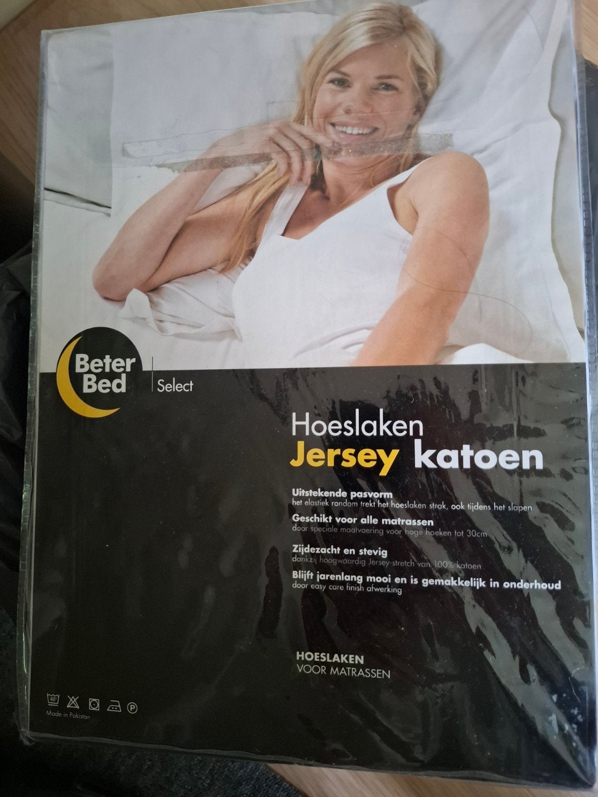 Hoeslaken, Huis en Inrichting, Slaapkamer | Beddengoed, Ophalen of Verzenden, Wit, Hoeslaken of Sloop, Nieuw