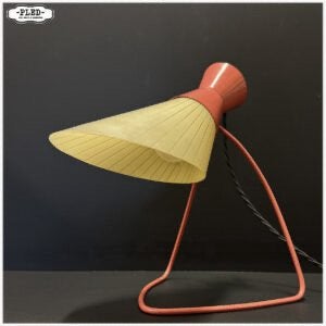 Minimalistische tafellamp Josef Hůrka Napako Lamp Bureaulamp, Gebruikt, Josef Hůrka voor Napako, 1950s, Glas, Nb