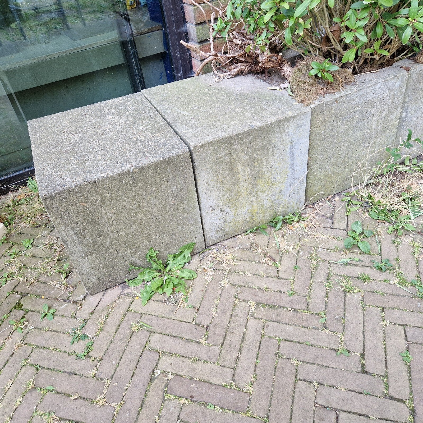 Betonnen zitelementen - 20 stuks, Tuin en Terras, Ophalen, Overige materialen, Gebruikt, Overige typen