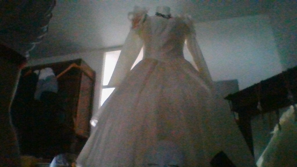 Elegante Trouwjurk met Lange Mouwen, Trouwjurk, Wit, Ophalen of Verzenden, Onbekend