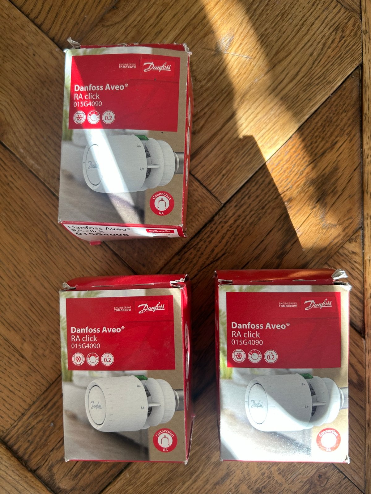 Danfoss Aveo thermostaatknoppen. Radiator. Verwarmingen, Ophalen of Verzenden, Nieuw