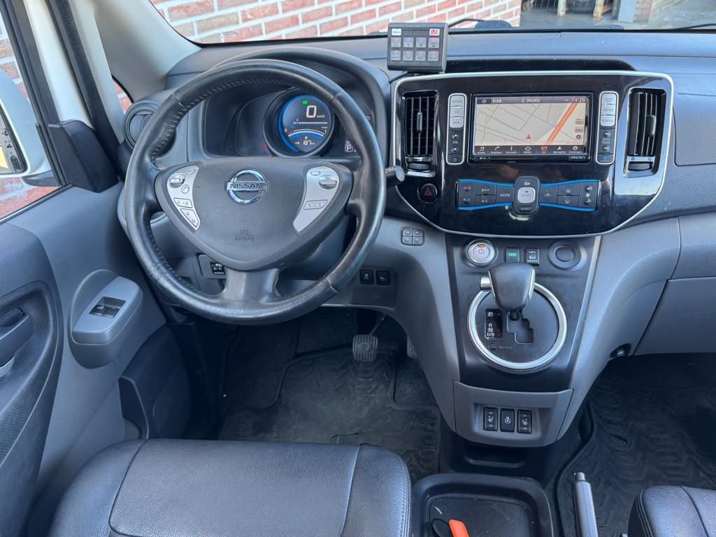 Nissan e-NV200 Evalia 40kWh SoH 86% | Connect Edition 7-Pers, Stoelverwarming, 7 stoelen, Wit, Origineel Nederlands