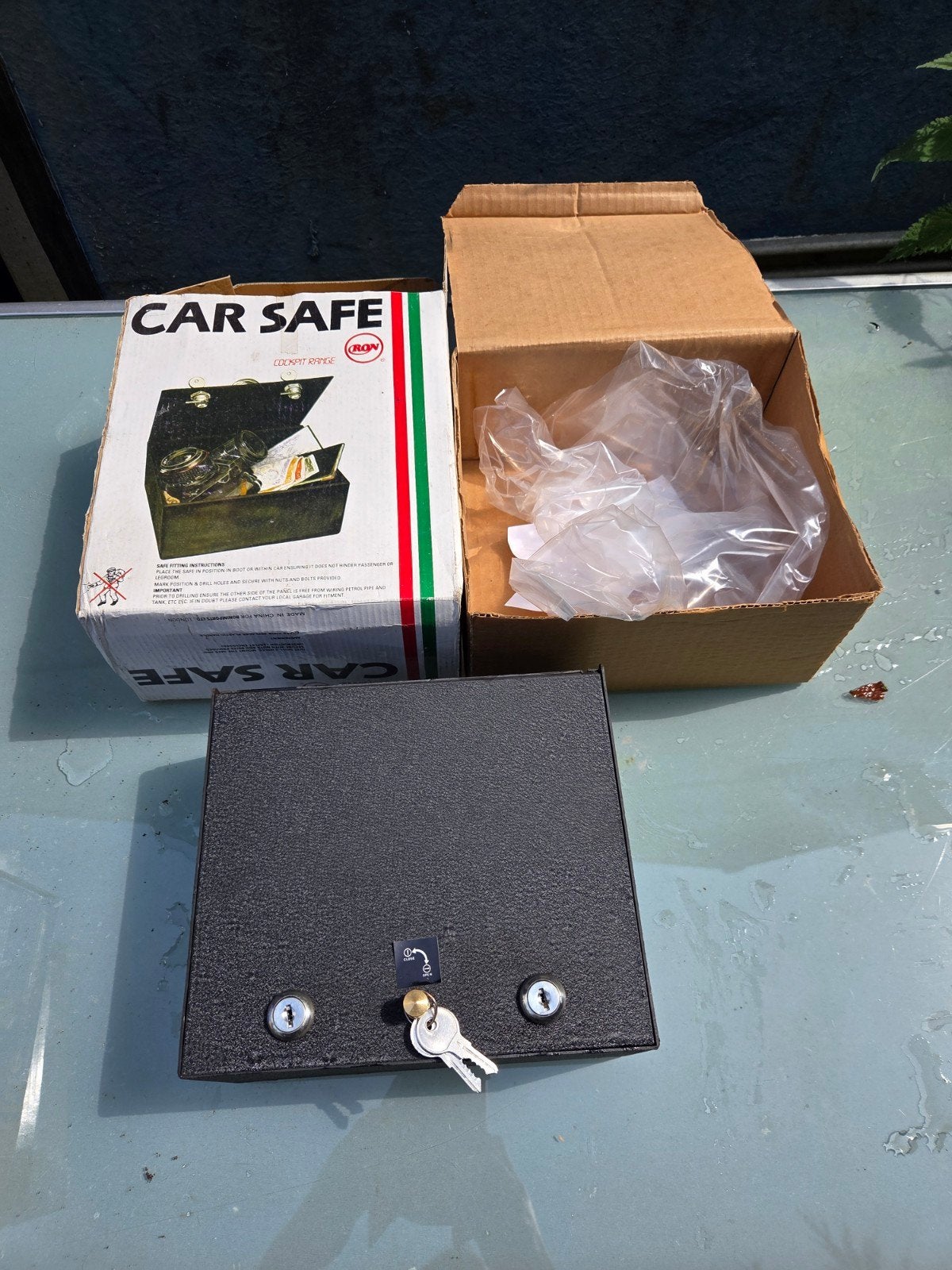 Car safe, auto caravan vrachtwagen kluis met sleutels nieuw, Ophalen, Nieuw