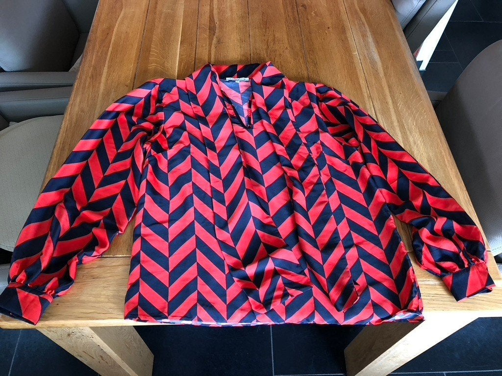 Rood/blauwe Fifth House blouse, maat 40, Maat 38/40 (M), Verzenden, Zo goed als nieuw, Fifth House