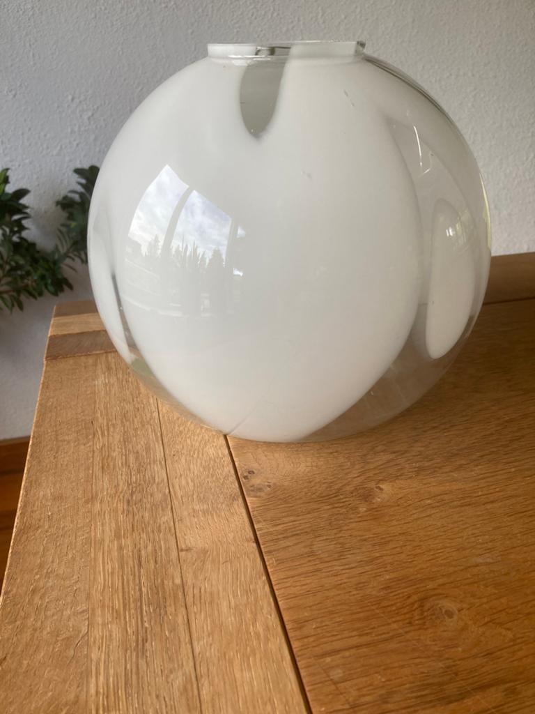 Murano glazen lampenkap, Huis en Inrichting, Woonaccessoires | Schalen en Manden, Ophalen of Verzenden, Zo goed als nieuw, Rond