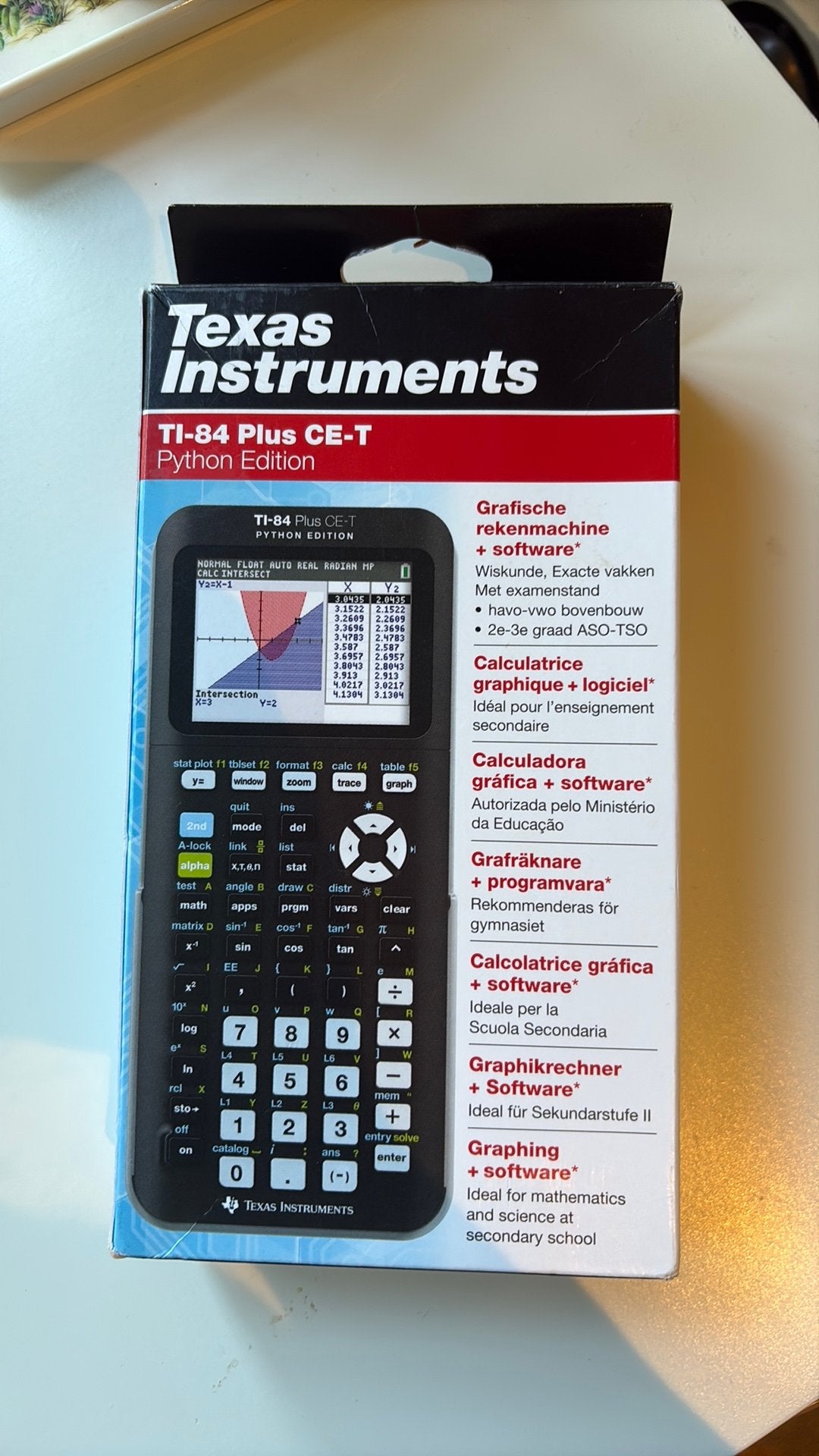 Texas Instruments TI-84 Plus CE-T python edition, Ophalen, Grafische rekenmachine
