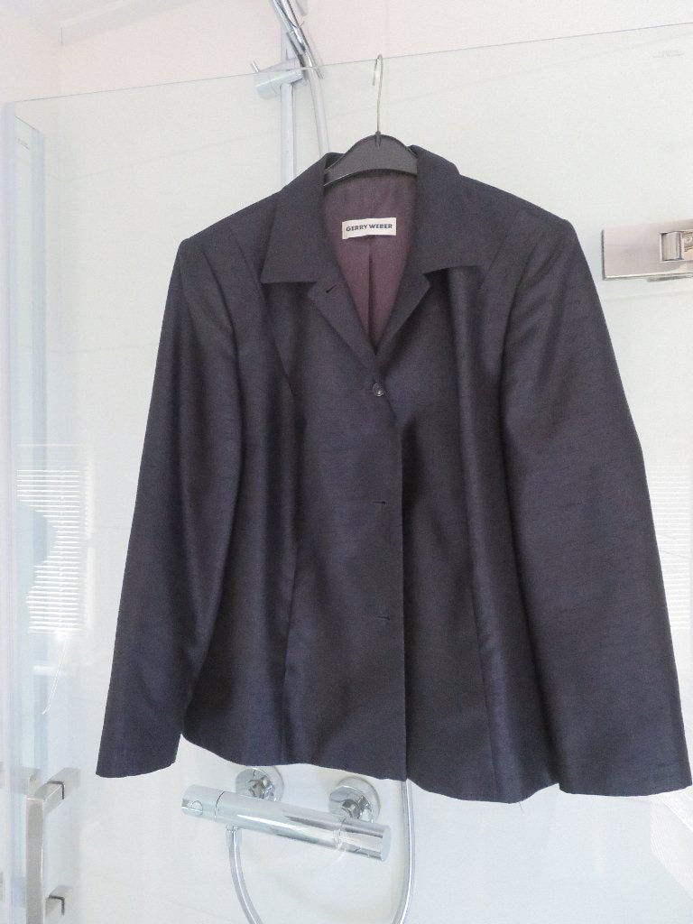 Blauwe blazer Gerry Weber, Kleding | Dames, Jasjes, Kostuums en Pakken, Blauw, Maat 42/44 (L), Ophalen of Verzenden, Jasje