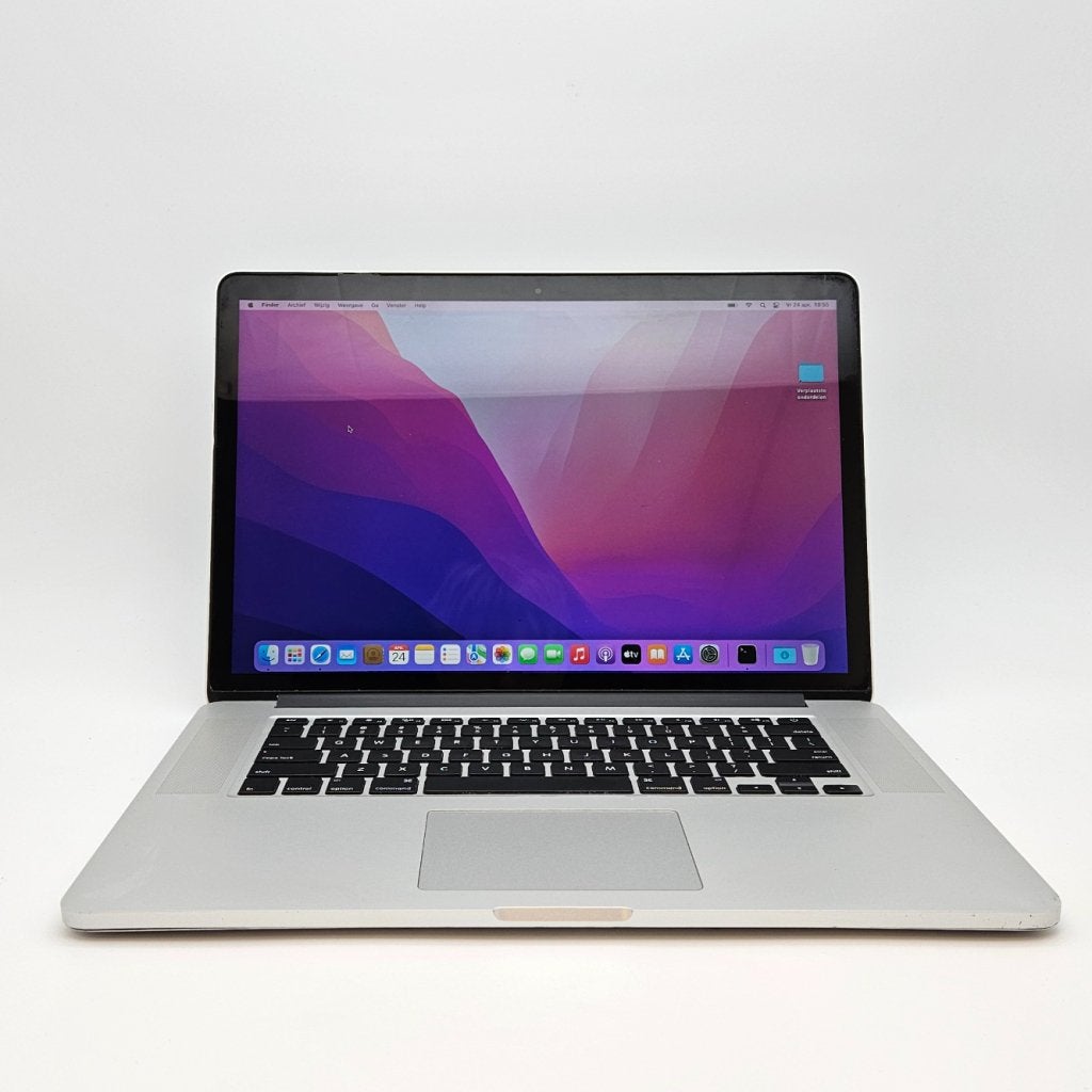MacBook Pro 15 Inch 2015 - i7 2,2GHz 16GB 512GB 20 Cycli, Computers en Software, Apple Macbooks, Apple, Zo goed als nieuw, Support@apple.com