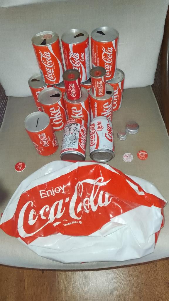 Coca-Cola verzameling jaren '80, Ophalen, Gebruikt