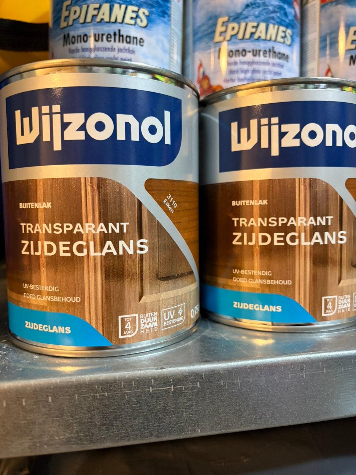 Buitelak 3110 Eiken, Doe-het-zelf en Verbouw, Verf, Beits en Lak, Ophalen of Verzenden, Zo goed als nieuw, Wit, Beits