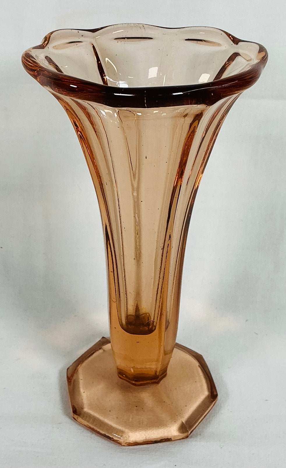 Val Saint Lambert VSL Luxval coupe Americain Art Deco vaas, Verzenden