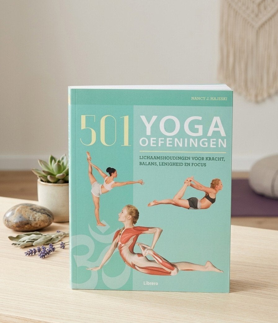 501 Yoga Oefeningen: Kracht, Balans, Lenigheid & Focus, Ophalen of Verzenden, Zo goed als nieuw, Gezondheid en Conditie, Nancy J. Hajeski