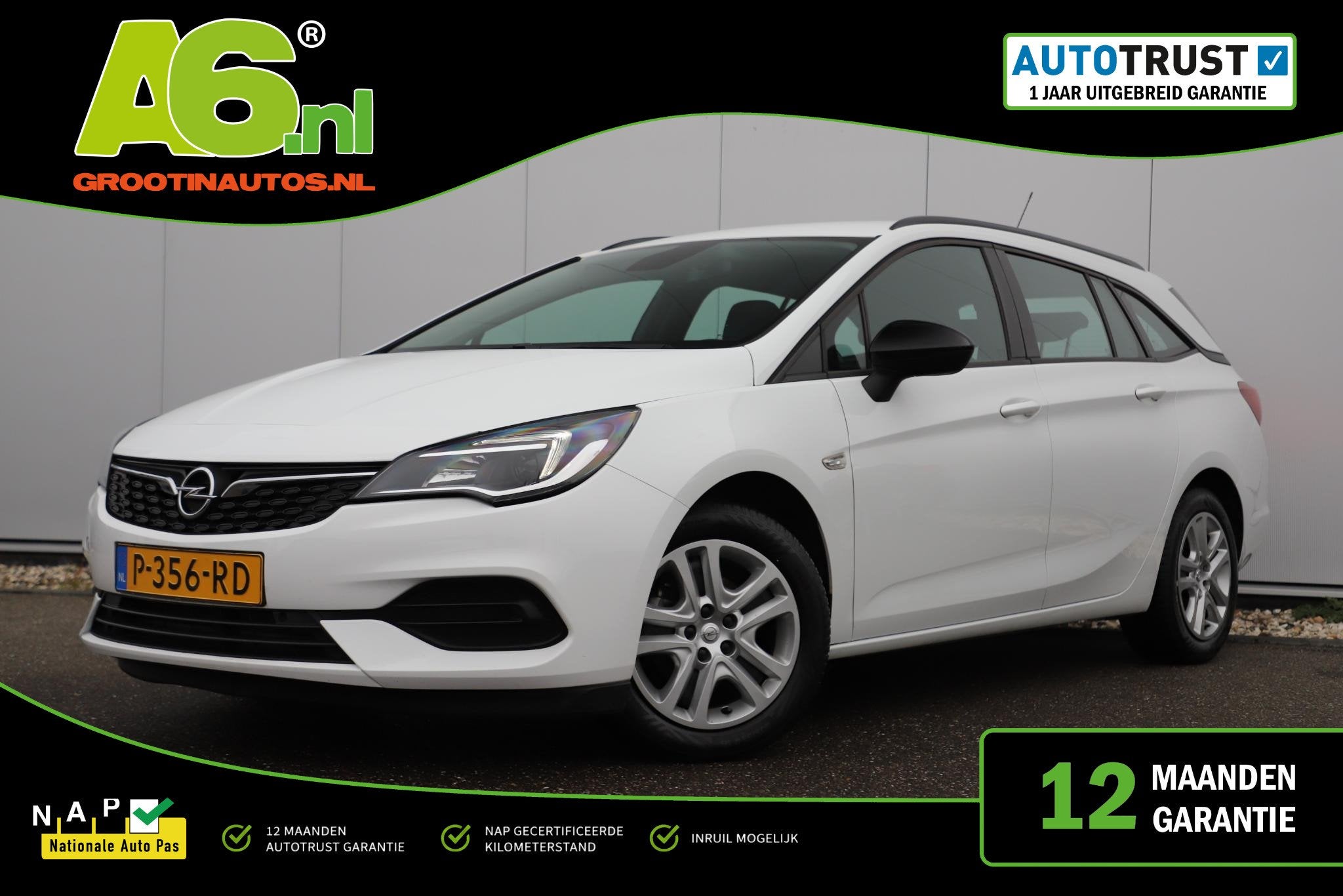 Opel Astra Sports Tourer 1.2 Edition 110PK Navigatie Carplay, Auto's, Opel, Voorwielaandrijving, Stof, Gebruikt, Euro 6