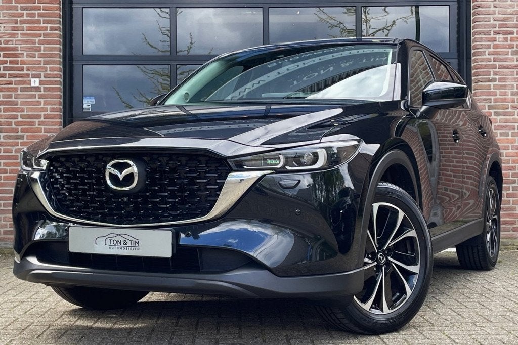Mazda CX-5 2.5 SkyActiv-G 194 Sportive AUT Trekhaak DealerOH, Auto's, Stof, Gebruikt, Zwart, 4 cilinders