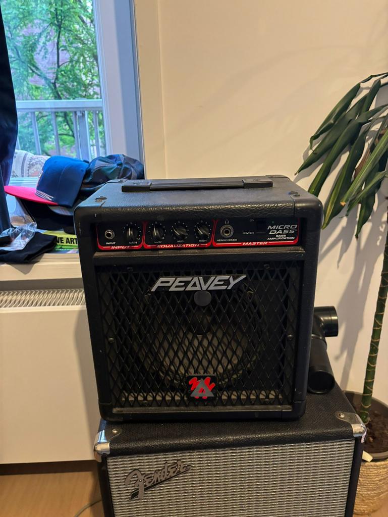 Peavey microbass 20ww 1x8, Muziek en Instrumenten, Ophalen, Zo goed als nieuw, Minder dan 50 watt