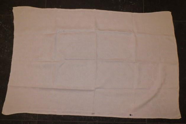 Oud handgeweven linnen tafelkleed, gesigneerd, blaadjes, Antiek en Kunst, Ophalen of Verzenden