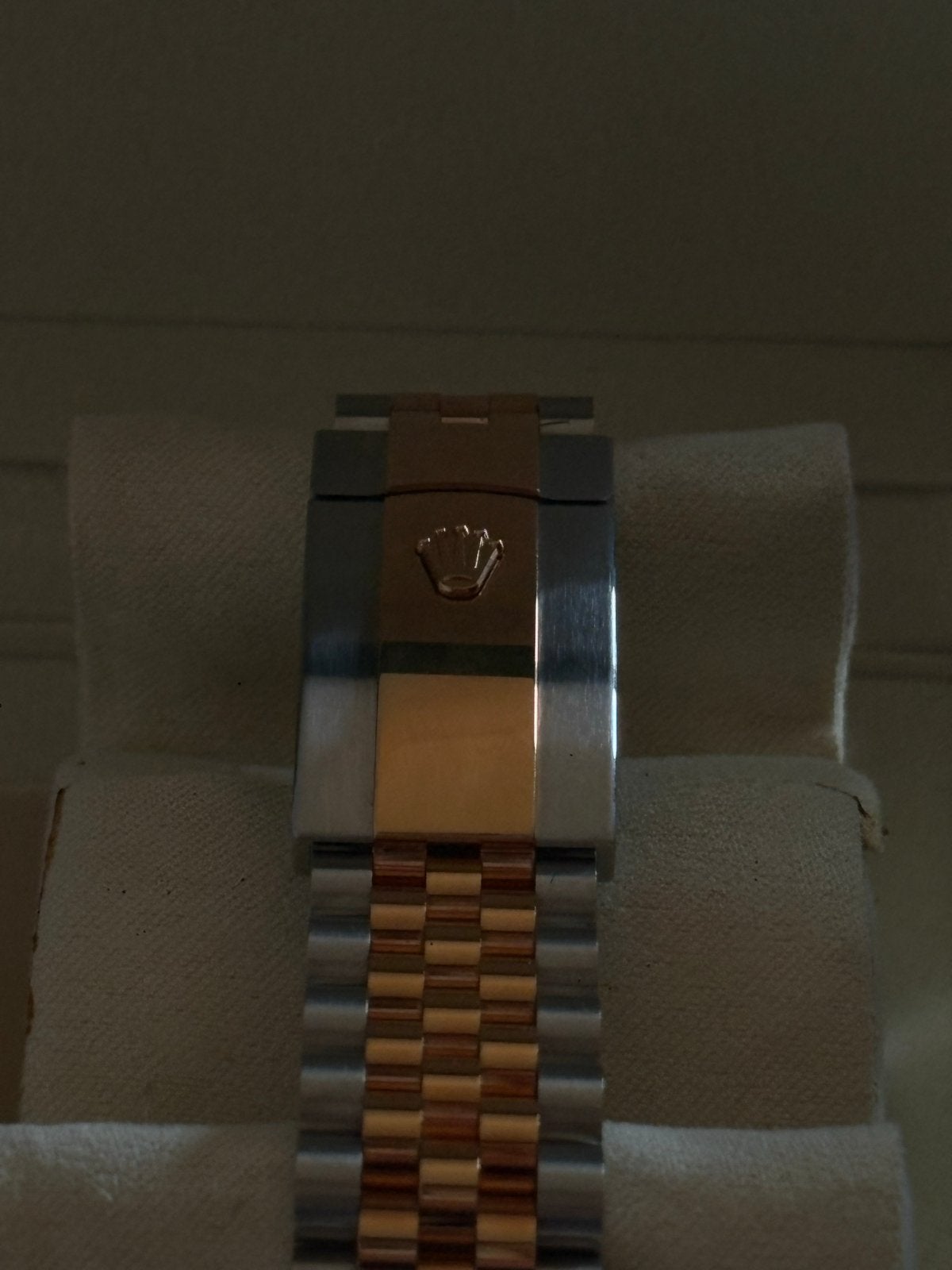 Rolex Datejust Roségoud/Staal met Diamanten Wijzerplaat, Ophalen of Verzenden, Staal, Polshorloge