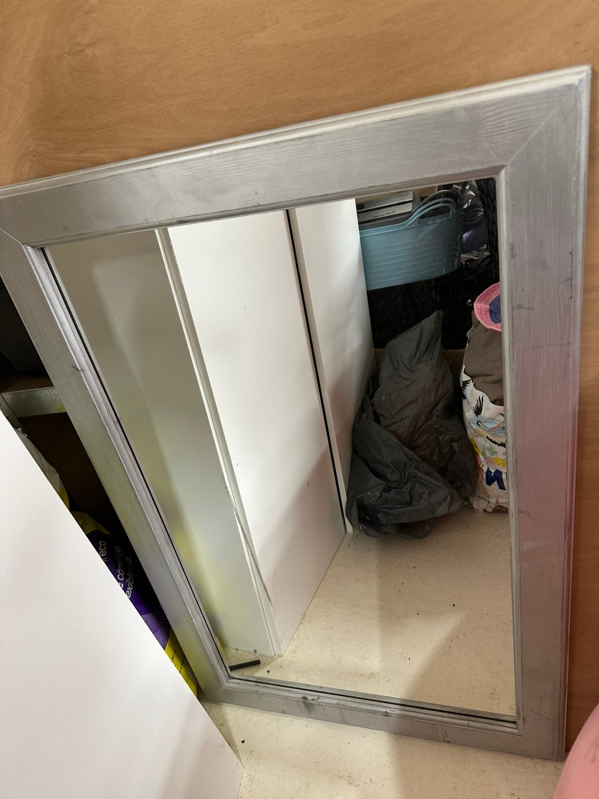Spiegel teab, Huis en Inrichting, Ophalen, Zo goed als nieuw, Rechthoekig, Minder dan 100 cm