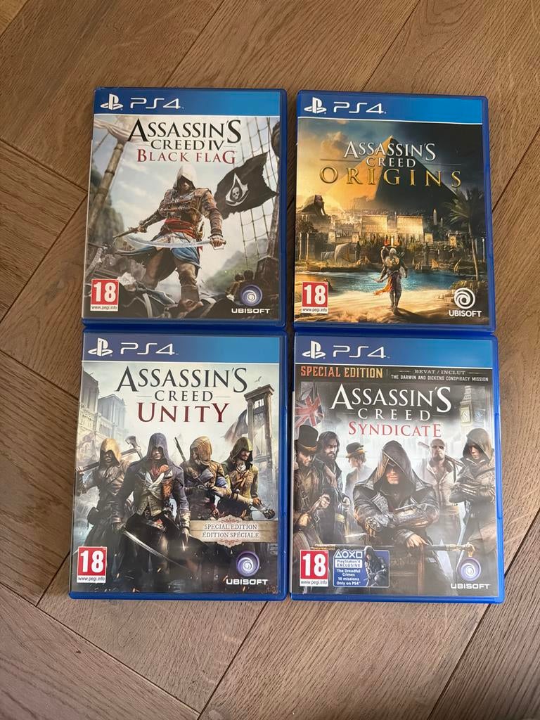 Assassin's Creed PS4 games, Avontuur en Actie, Gebruikt, Vanaf 18 jaar, 1 speler