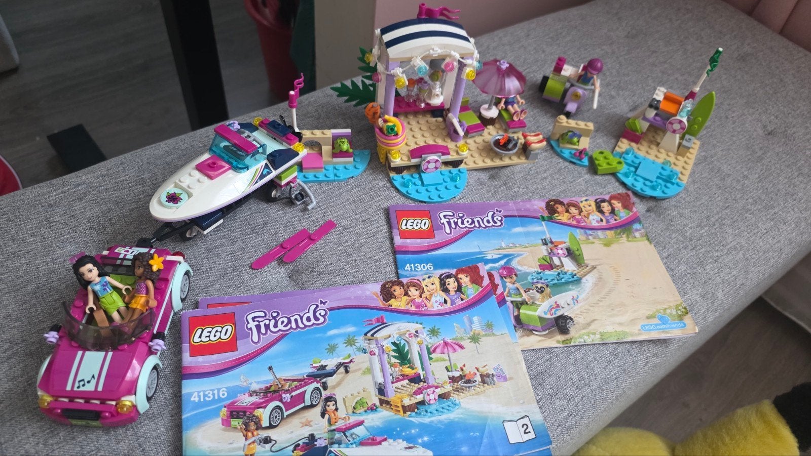 Lego Friends 41306 + 41316, Avontuur en Actie, Ophalen of Verzenden, Zo goed als nieuw, 3 spelers of meer