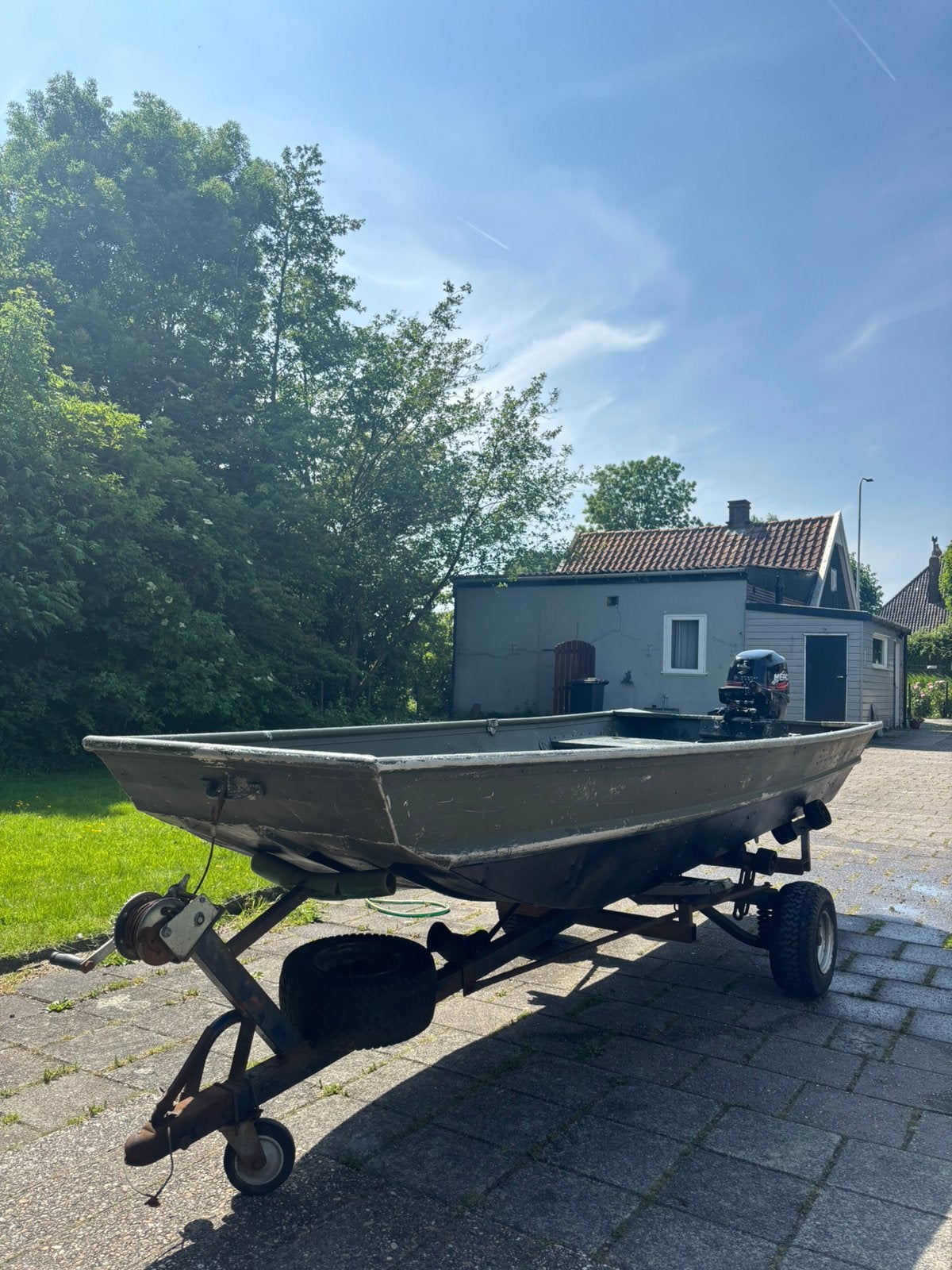 Alumacraft 1236 + Mercury 9.9 PK 4 takt, Overige merken, Gebruikt, 4 m, Buitenboordmotor