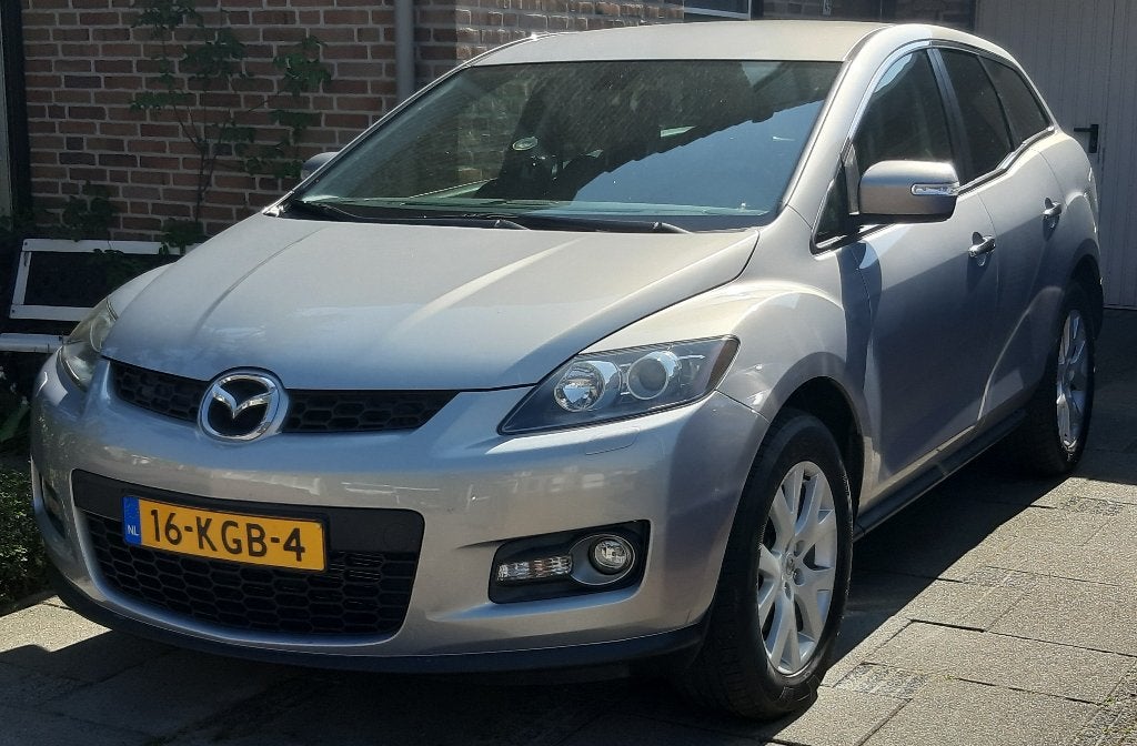 Mazda CX-7 2.3 Turbo 191KW uit 2007 met nieuwe APK, Auto's, Mazda, 1450 kg, Stoelverwarming, 4 cilinders, 2261 cc