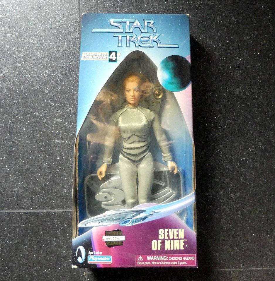 Star Trek Warp Factor series 4 pop Seven of Nine Jeri Ryan, Verzamelen, Ophalen of Verzenden, Zo goed als nieuw, Tv, Actiefiguur of Pop
