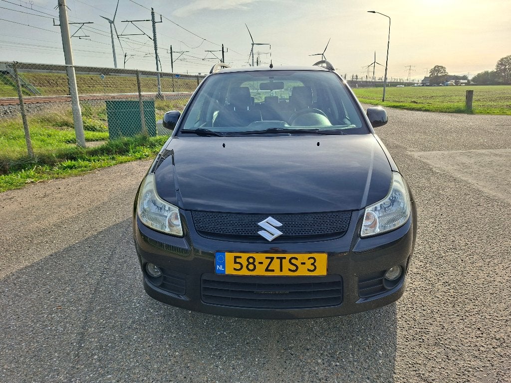Suzuki SX4 1.5 2007 Zwart Airco, Voorwielaandrijving, 4 cilinders, 1490 cc, Handgeschakeld