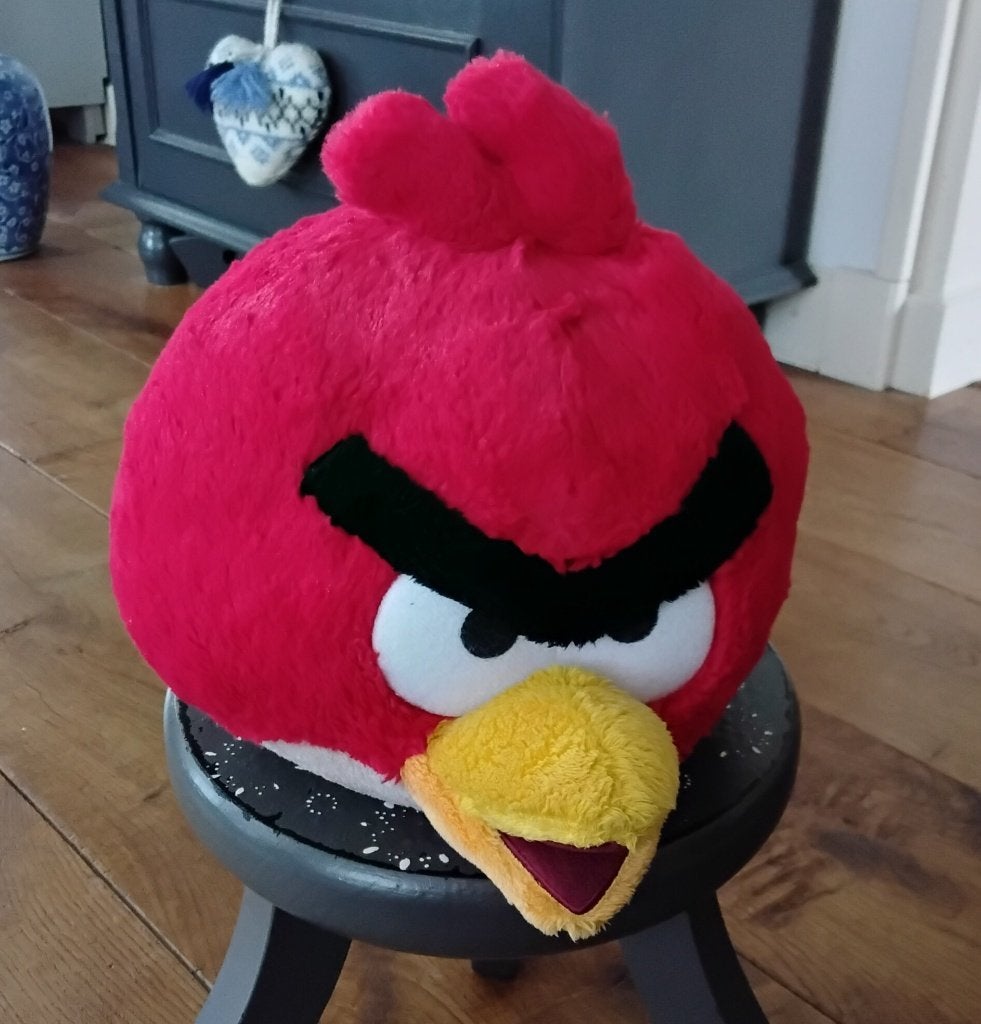 Knuffel Angry Birds - Red - Rovio, Overige merken, Overige typen, Ophalen of Verzenden, Middelgroot (20 tot 80 cm)