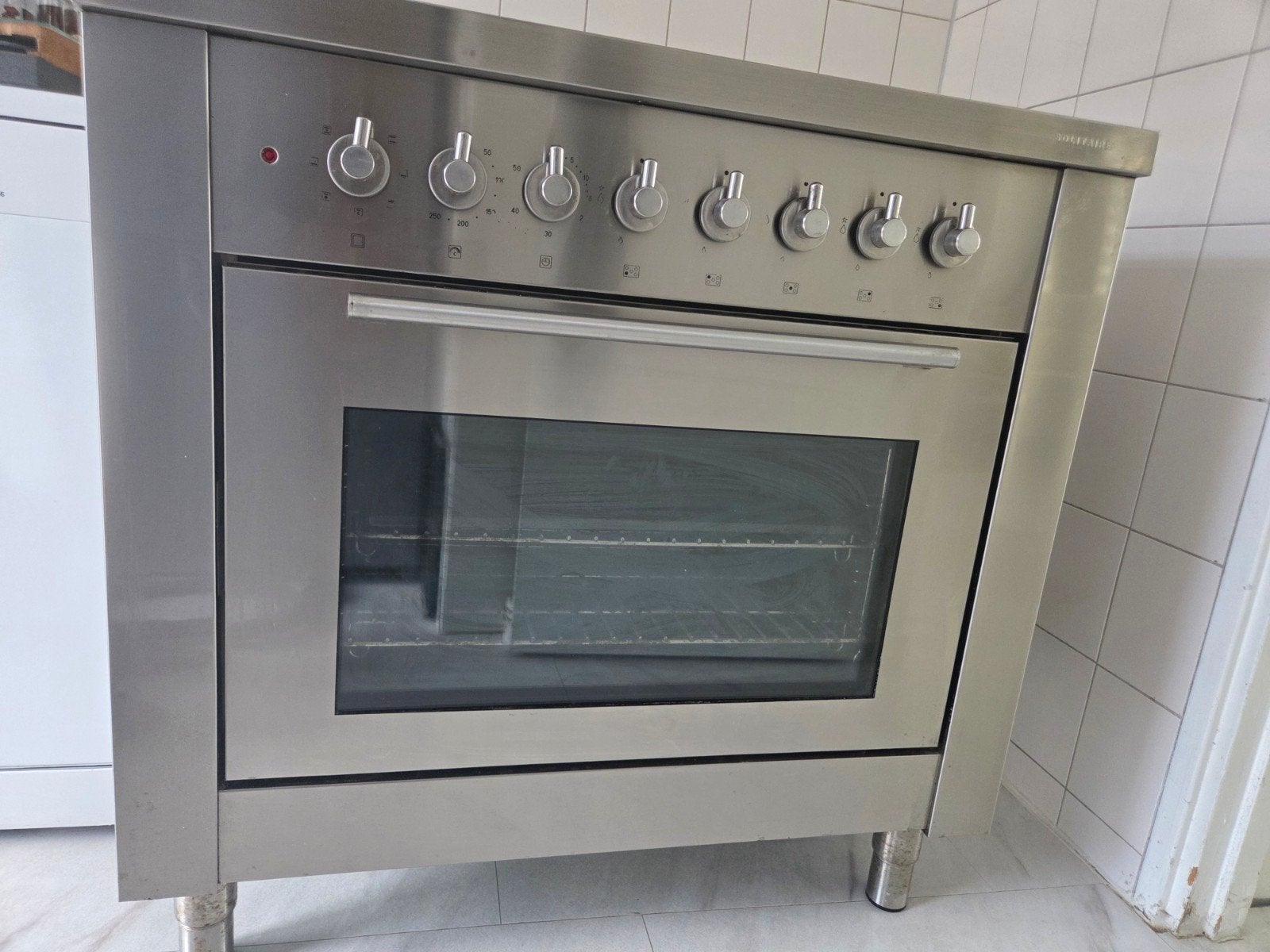 Solitaire gasfornuis te koop!, Ophalen, Gebruikt, 60 cm of meer, Gas