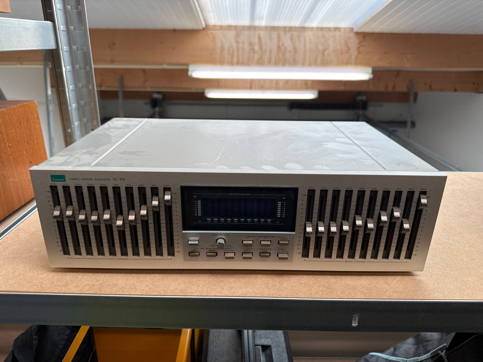 Sansui SE-8X Grafische Equalizer - Vintage Audio, Ophalen of Verzenden, Gebruikt