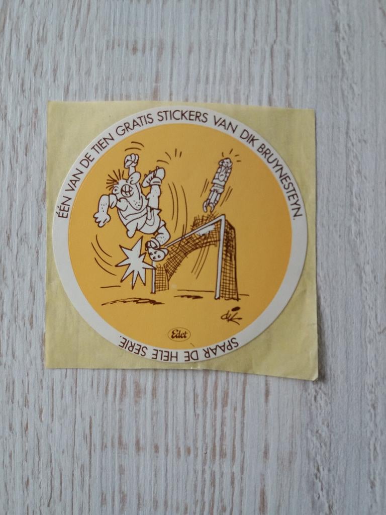 sticker Edet ( 1 ), Verzamelen, Ophalen of Verzenden, Zo goed als nieuw, Strip of Tekenfilm