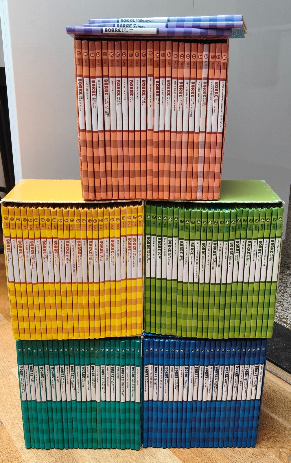 Borre boekjes compleet, box groep 2, 3, 4, 5, 6 (€= per box), Boeken, Ophalen of Verzenden, Zo goed als nieuw, Fictie algemeen