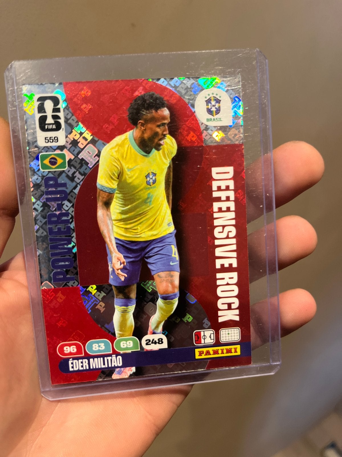 Éder Militão FIFA World Cup 2026 Adrenalyn XL Kaart, Ophalen of Verzenden, Zo goed als nieuw, Buitenlandse clubs, Spelerskaart