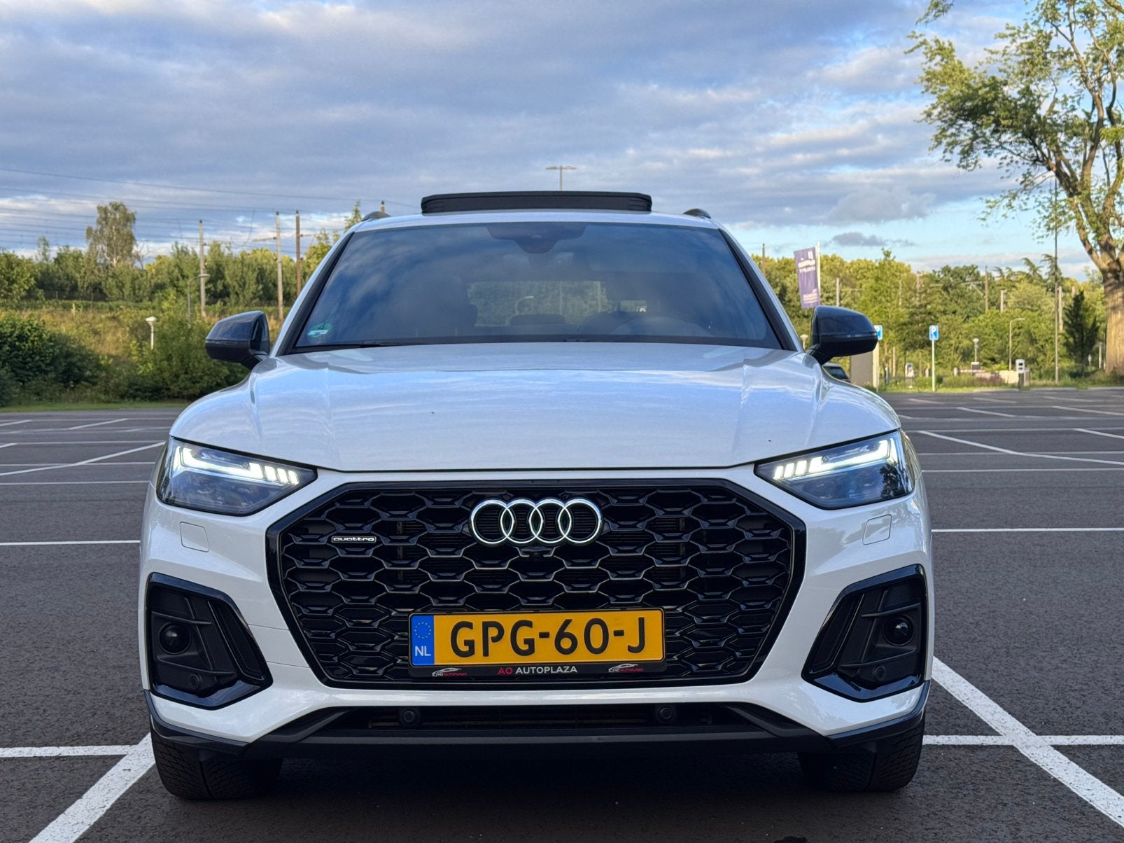 Audi Q5 Sportback 55 Tfsi e 367pk,S edition,Matrix,Panorama, Auto's, Automaat, Wit, Plug-in hybride, Vierwielaandrijving