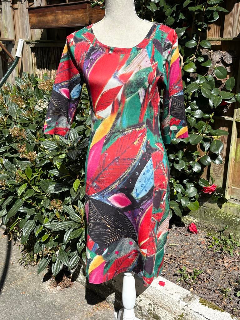 Lizzy & Coco reversible jurk, Kleding | Dames, Jurken, Maat 38/40 (M), Overige kleuren, Ophalen of Verzenden, Knielengte