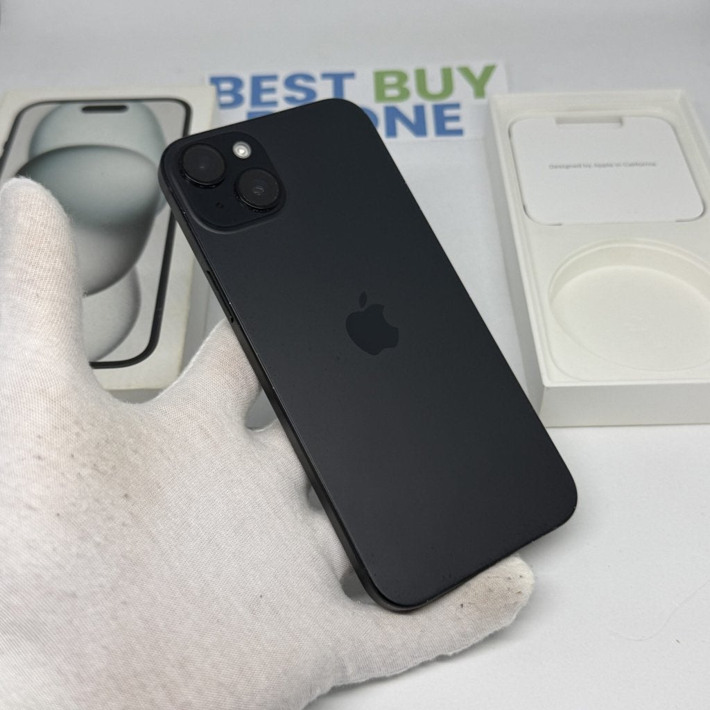 iPhone 15 plus 256GB zwart /zeer net /91% batt /garantie., 94 %, 128 GB, Apple, Zonder simlock