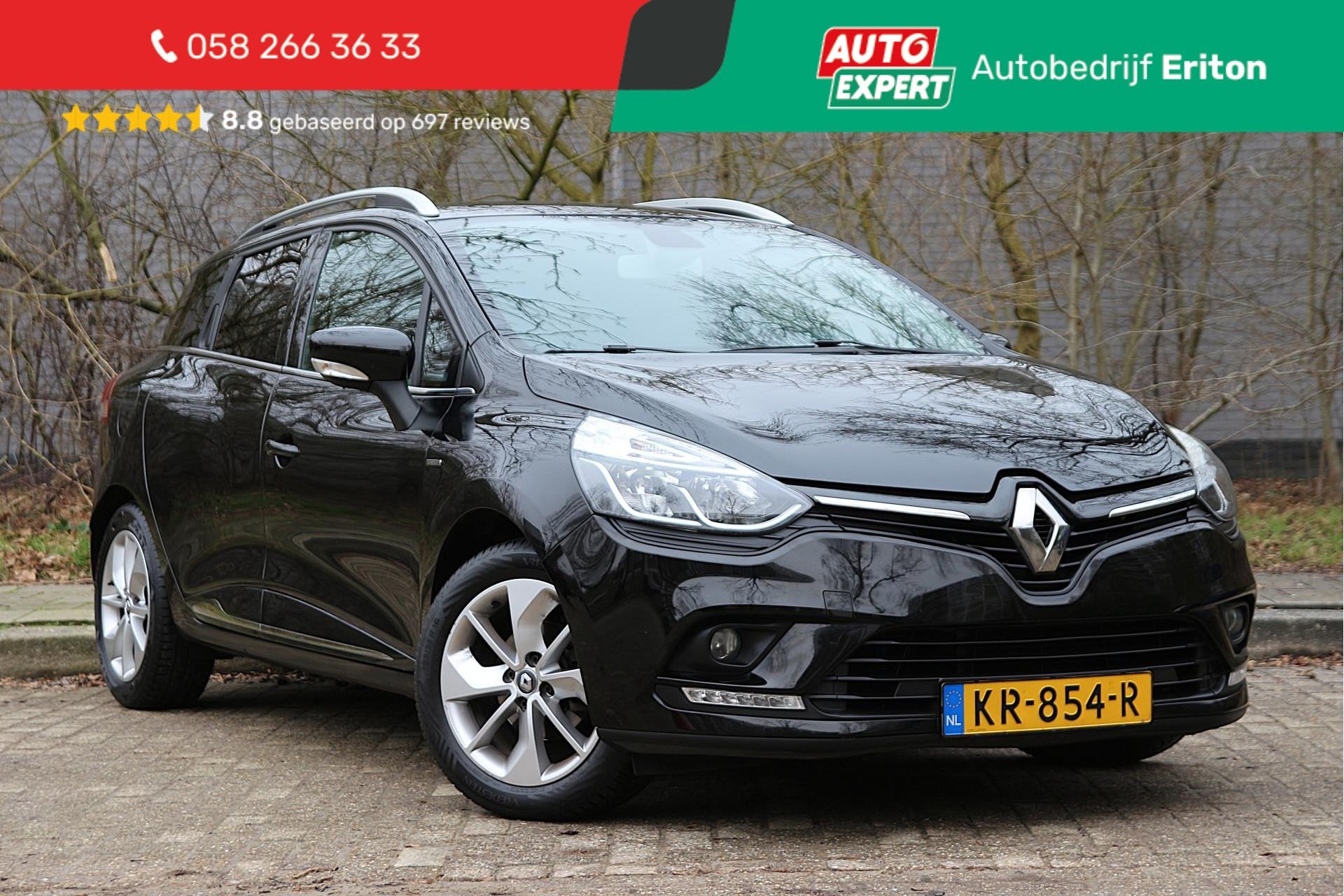 Renault Clio Estate 0.9 TCe 90pk Intens | 5 deuren | Climate, Auto's, 898 cc, 1063 kg, Gebruikt, 580 kg