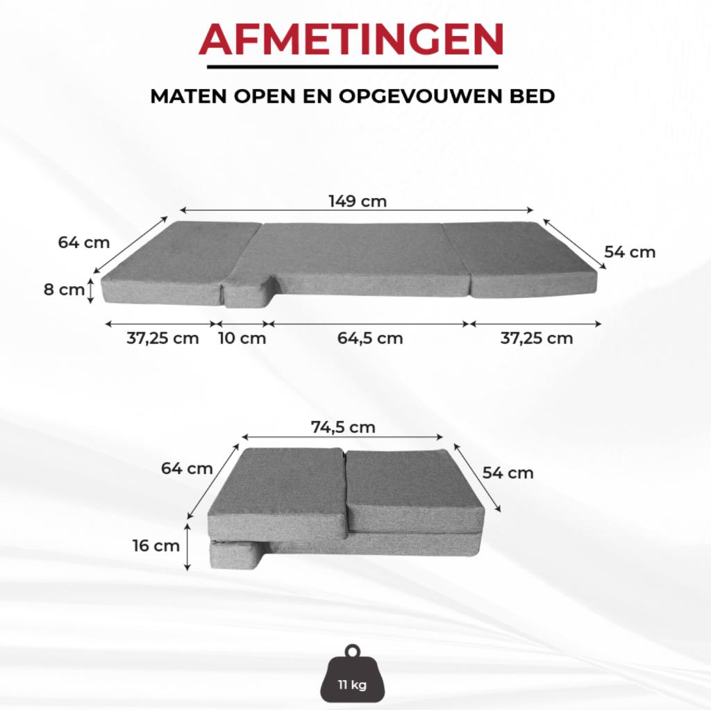 Buscamper bed voor voorstoelen K'foam California T4, T5, T6, Auto-onderdelen, Interieur en Bekleding, Ophalen of Verzenden, Nieuw