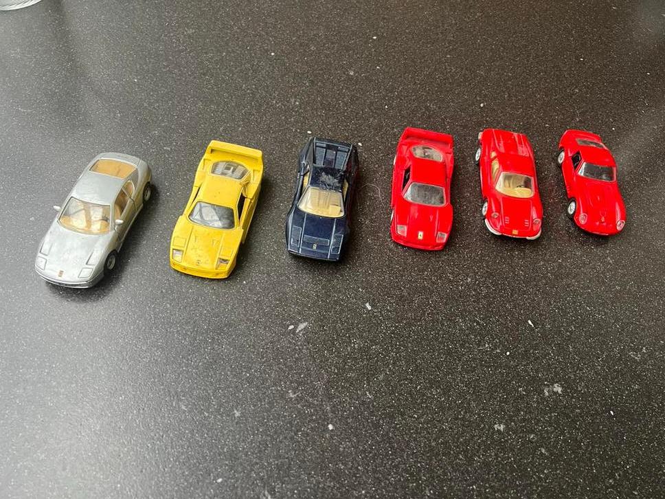 Ferrari shell collectie.  6 stuks, Ophalen, Zo goed als nieuw