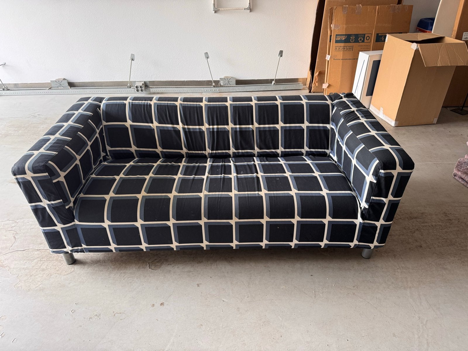 Ikea Klippan bank met unieke hoes, Ophalen, Gebruikt, 150 tot 200 cm, Tweepersoons