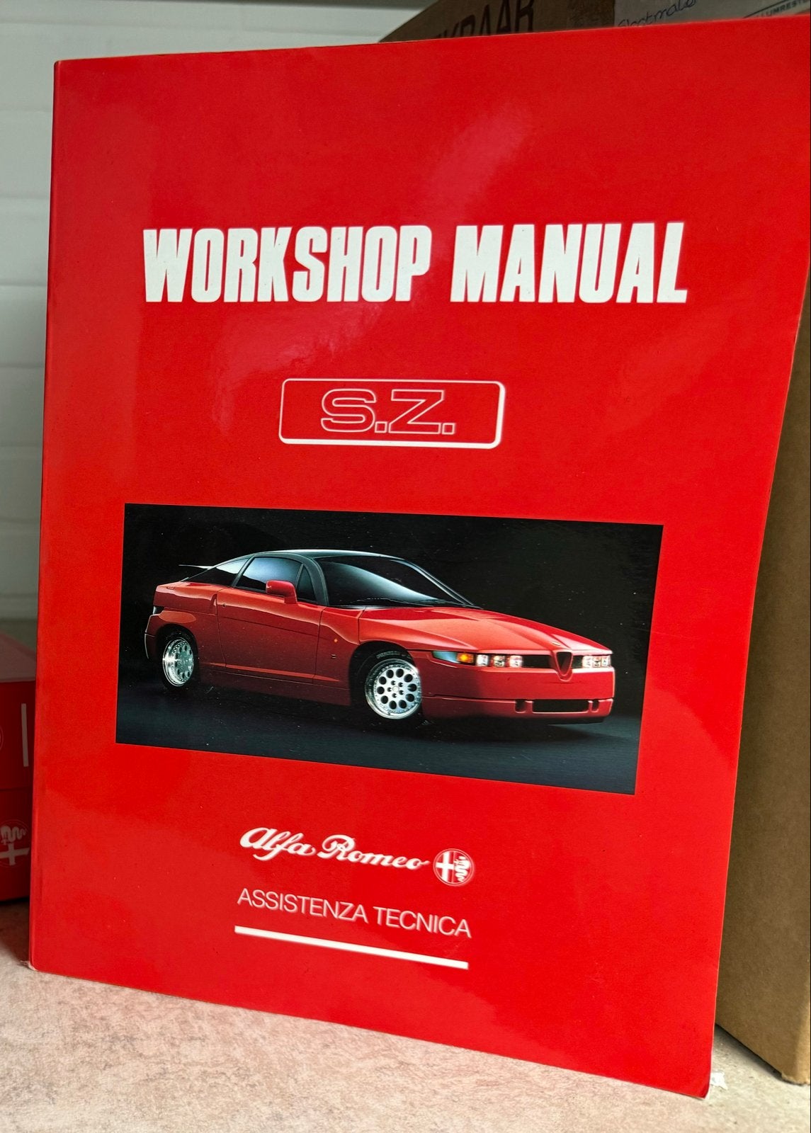Origineel Alfa Romeo SZ (ES30) Werkplaatshandboek - Zeldzaam, Ophalen of Verzenden