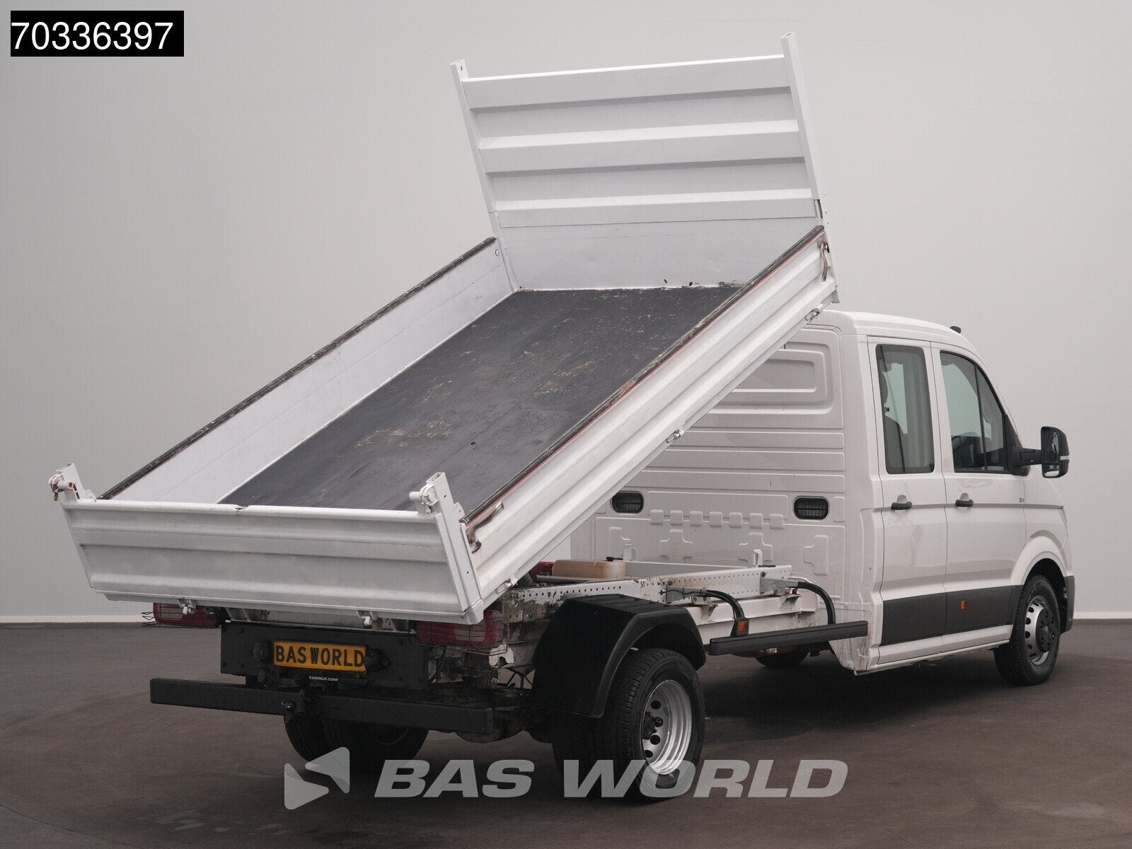 Volkswagen Crafter 177pk Kipper Dubbele Cabine Dubbellucht A, Auto's, Stof, Gebruikt, Euro 6, 4 cilinders