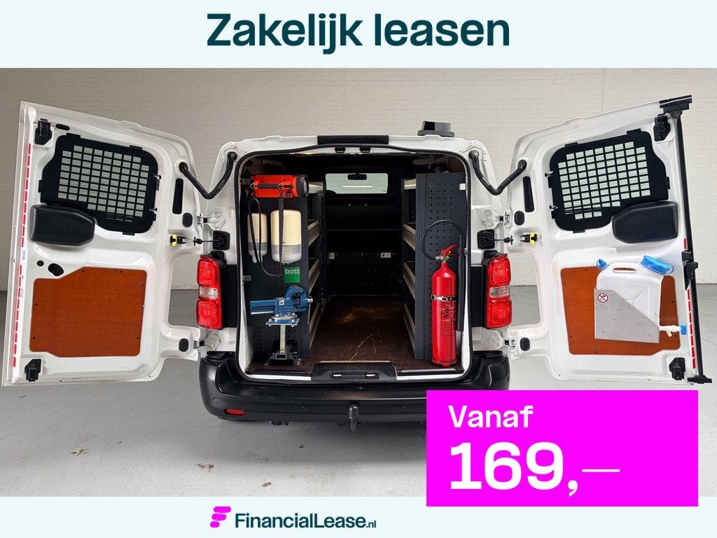 Citroen Jumpy Servicewagen 1.6 BlueHDI 95pk euro6 Club M L2H, Voorwielaandrijving, Stof, Gebruikt, Wit