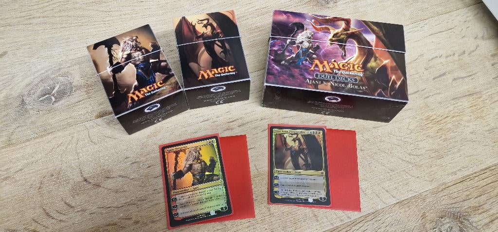 Duel Decks: Ajani vs Nicol Bolas, Ophalen of Verzenden, Zo goed als nieuw, Speeldeck