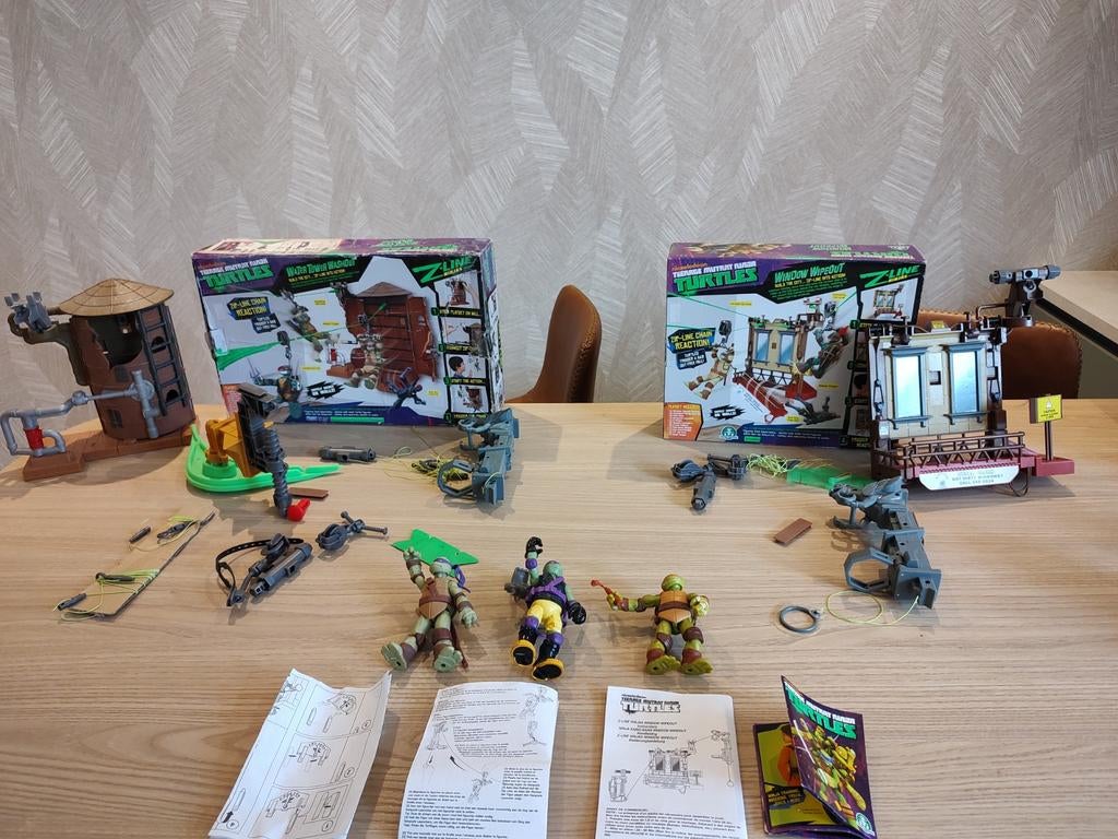 Teenage Mutant Ninja Turtles pakket, Verzamelen, Poppetjes en Figuurtjes, Ophalen of Verzenden, Gebruikt